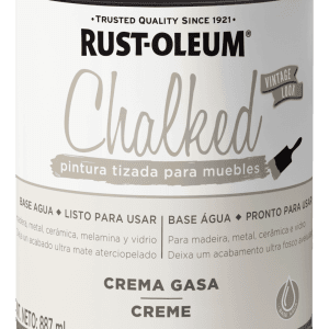 Pintura Chalked Brochable Interior Crema Gasa Tarro 887gr - Rust Oleum